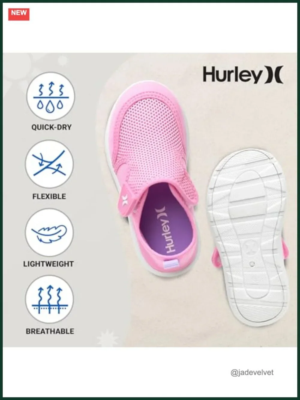 Toddler Water Shoes - Quick-Dry, Lightweight Slip-On with Adjustable Upper